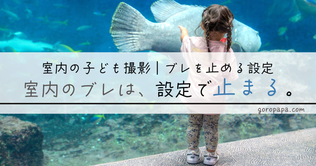 室内で子どもがブレる・暗くなる悩みを、α7IVで毎日試行錯誤した2児パパが解決。シャッタースピード・ISO・AFの設定を3歳1歳の実例つきで初心者向けに徹底解説します。